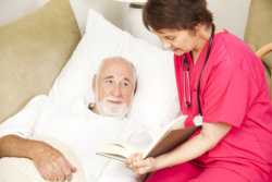 medical staff assisting her patient